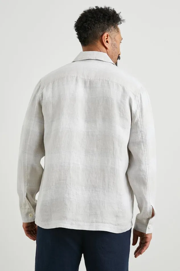 Rails Jackets and Coats Men KEROUAC SHIRT JACKET Wicker Graphite Stripe