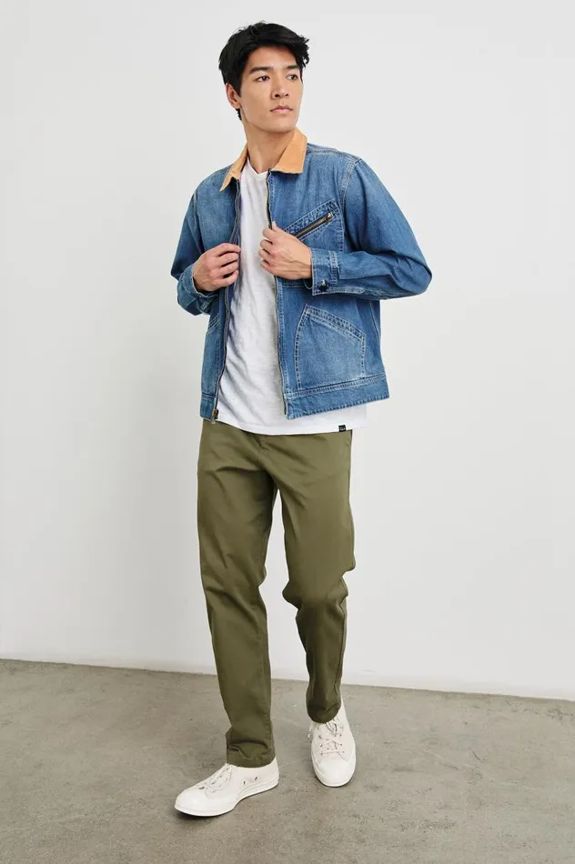Rails Jackets and Coats Men KETTER JACKET Indigo Patina Wash