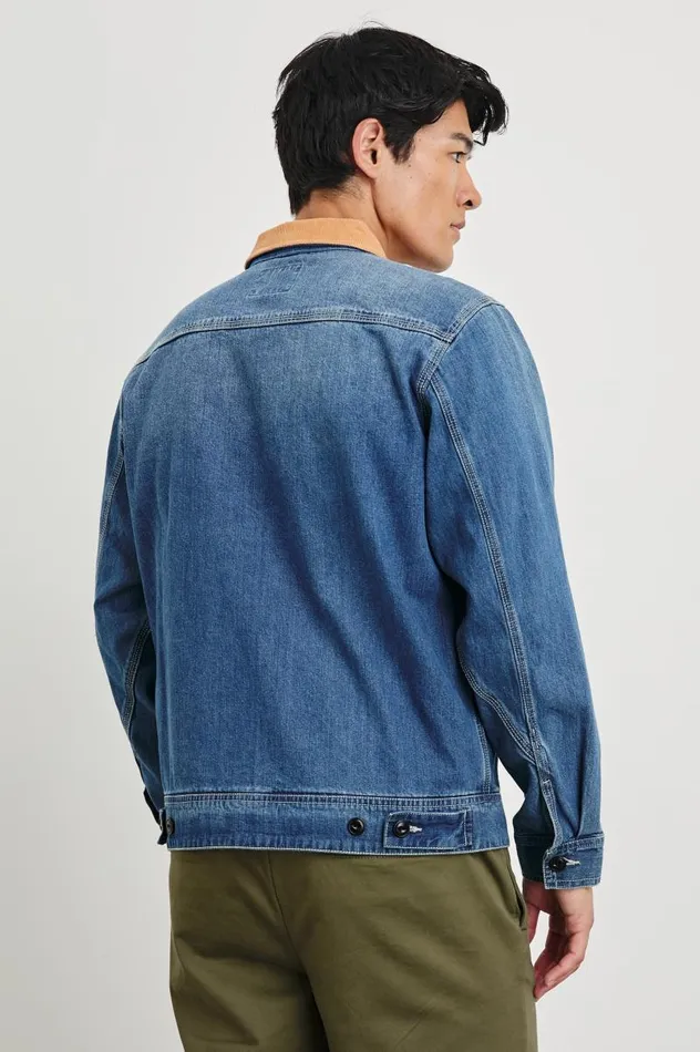 Rails Jackets and Coats Men KETTER JACKET Indigo Patina Wash