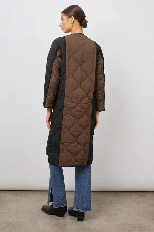 Rails Jackets and Coats Women ANDRES JACKET Black Brown Mix