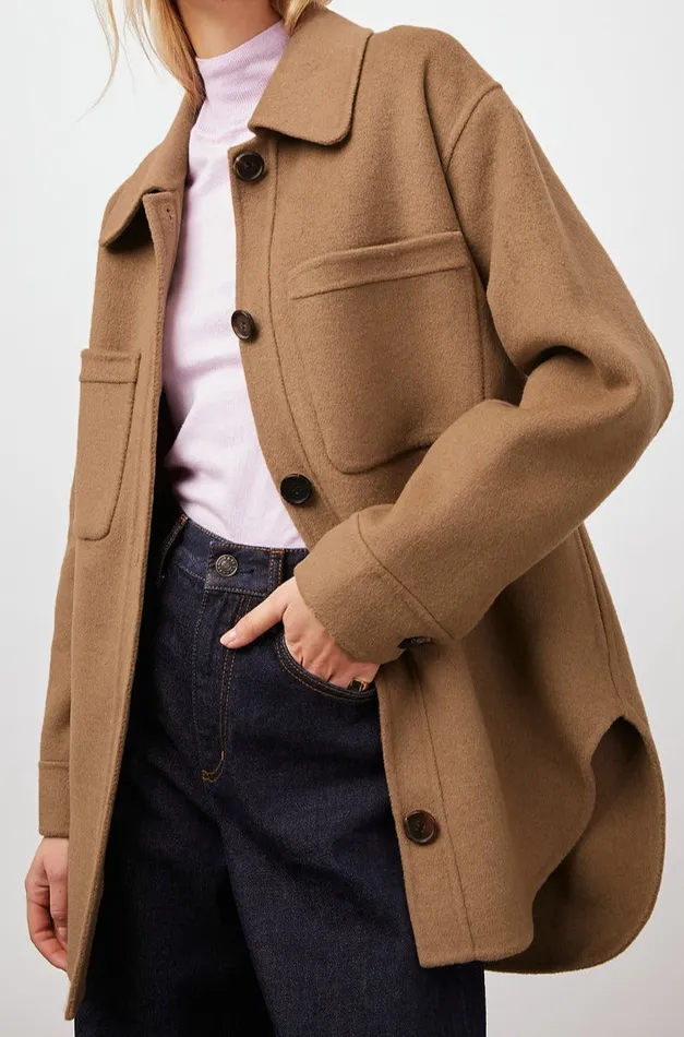 Rails Jackets and Coats Women CONNIE SHIRT JACKET Camel