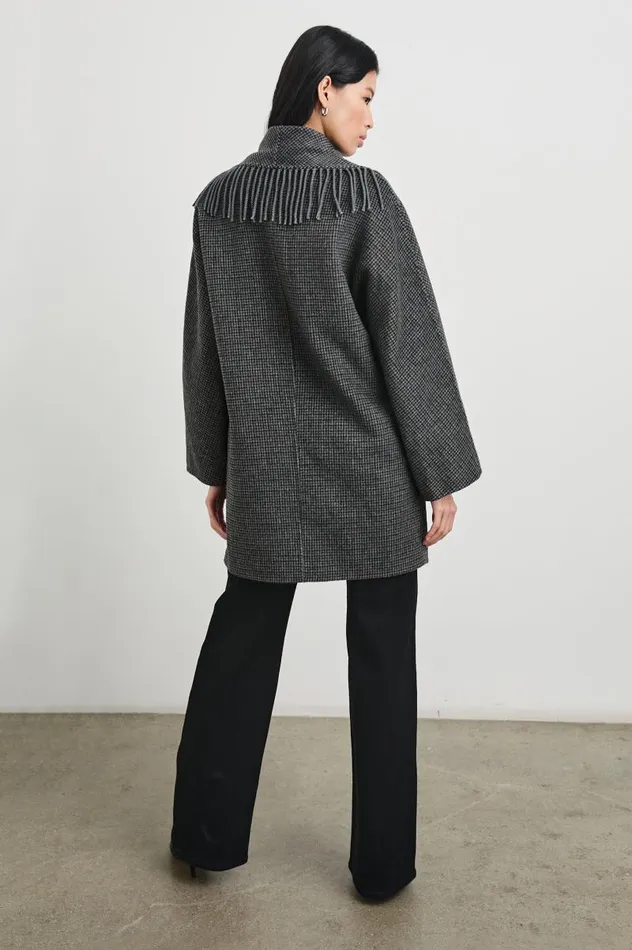 Rails Jackets and Coats Women HUGO COAT Charcoal Check