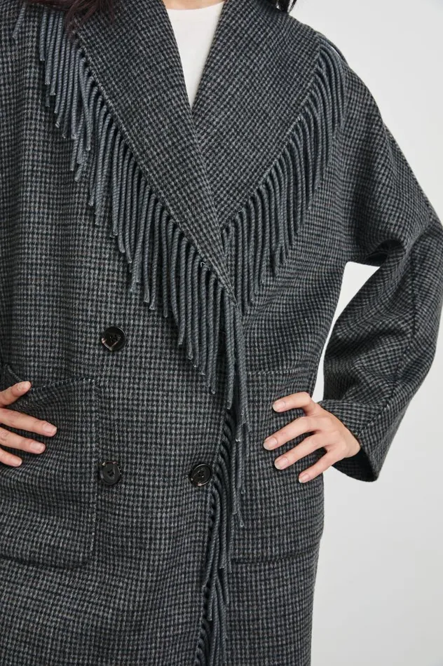 Rails Jackets and Coats Women HUGO COAT Charcoal Check