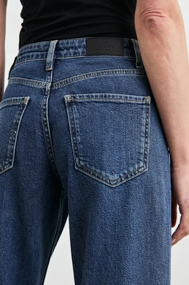 Rails Pants and Shorts Women ANGELENO WIDE LEG Pebble Blue