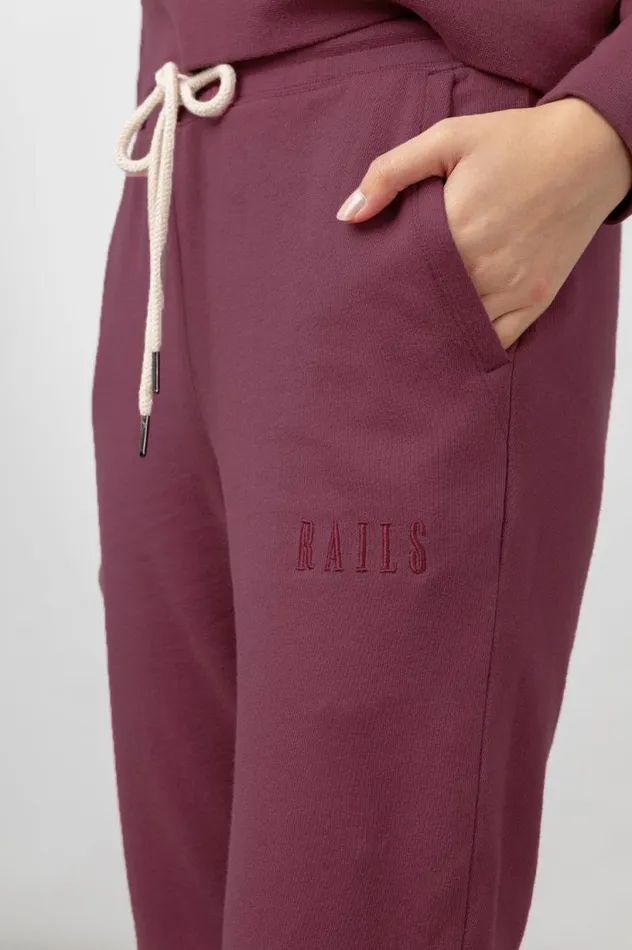 Rails Pants and Shorts Women KINGSTON SWEATPANT Cranberry