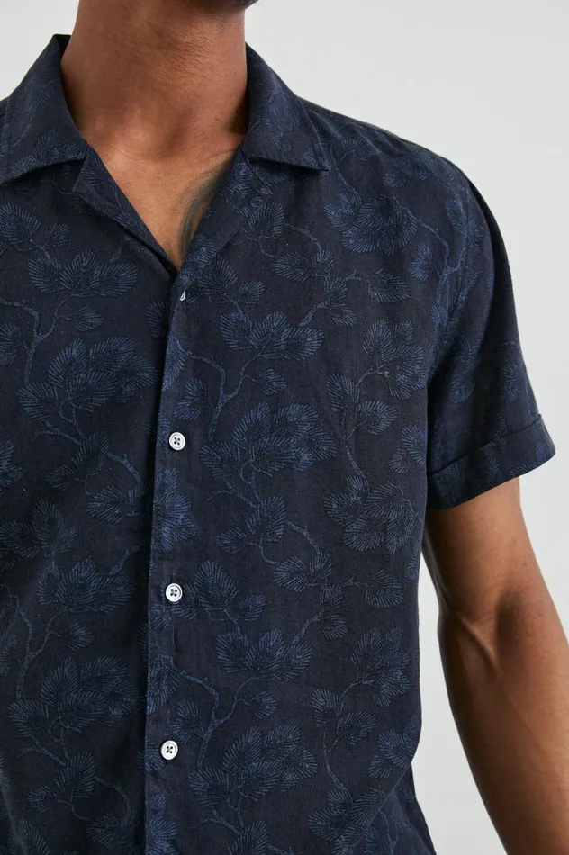 Rails Shirts Men AMALFI SHIRT Japanese Maple Indigo