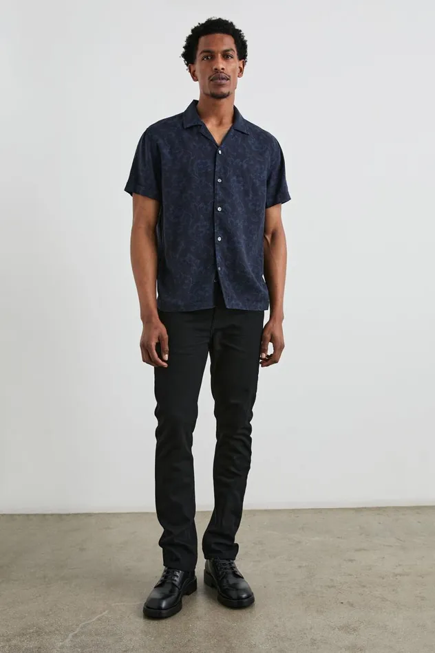 Rails Shirts Men AMALFI SHIRT Japanese Maple Indigo