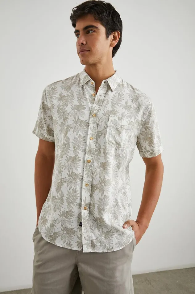 Rails Shirts Men CARSON SHIRT Dotted Fronds Seneca