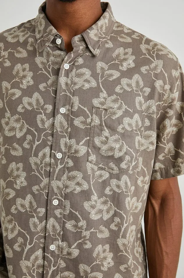 Rails Shirts Men CARSON SHIRT Japanese Maple Faded Saddle