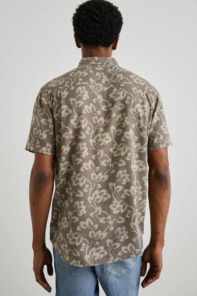 Rails Shirts Men CARSON SHIRT Japanese Maple Faded Saddle