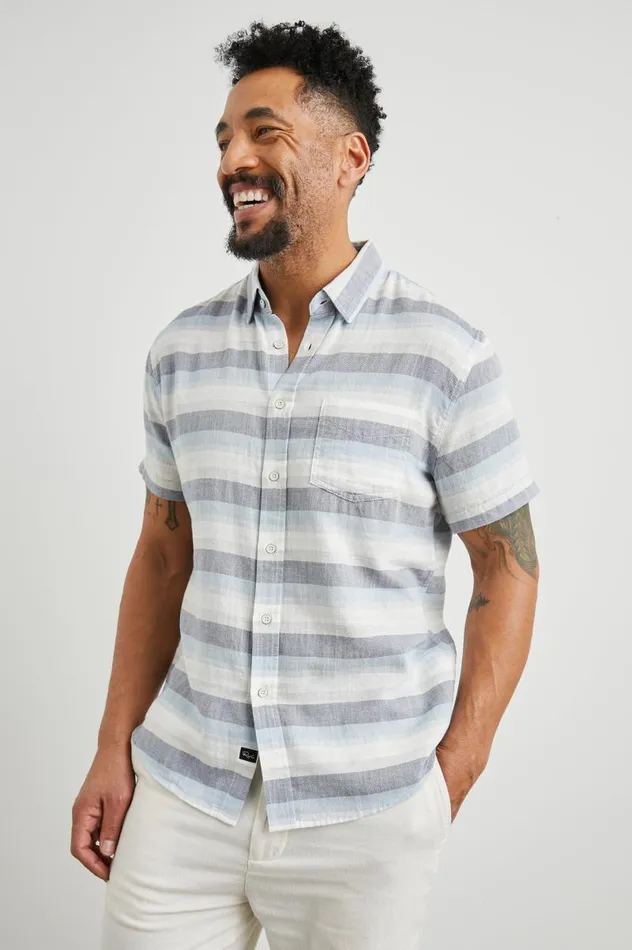 Rails Shirts Men FAIRFAX SHIRT Tabernas Shadow