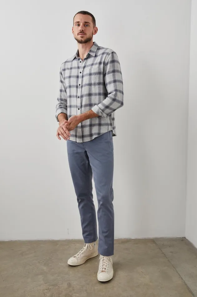 Rails Shirts Men LENNOX SHIRT Metallic Storm Heather