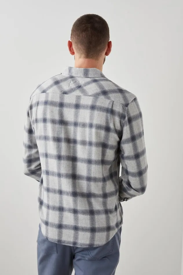 Rails Shirts Men LENNOX SHIRT Metallic Storm Heather