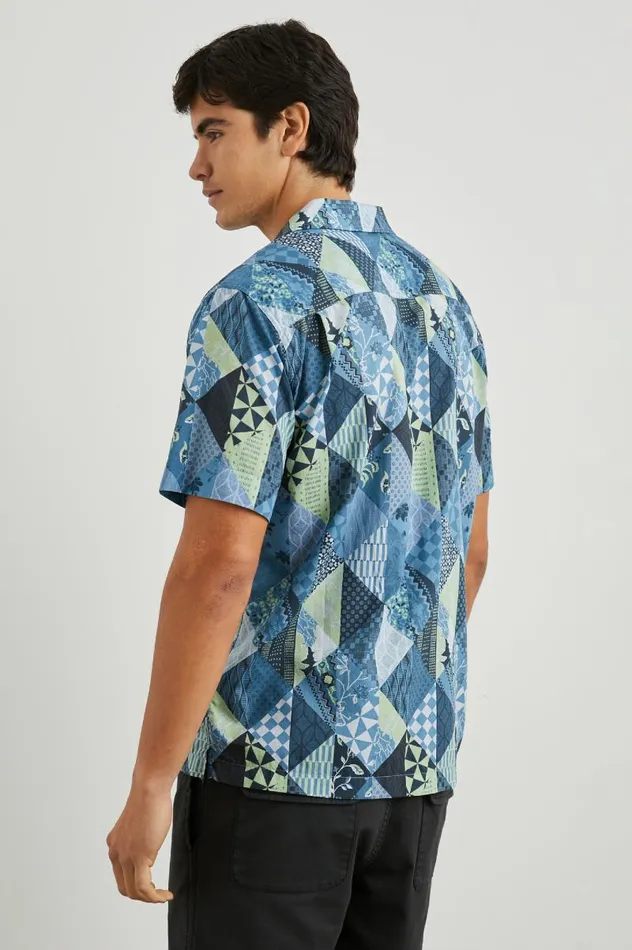 Rails Shirts Men MORENO SHIRT Triangle Patchwork Shadow