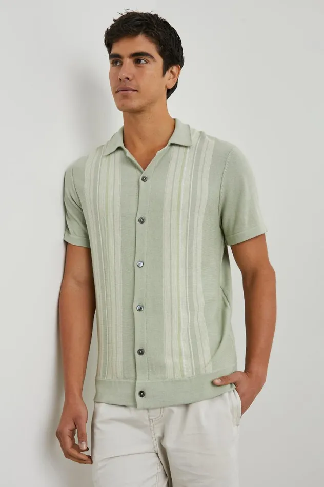 Rails Shirts Men SILAS SHIRT Sage Iridescent Multi