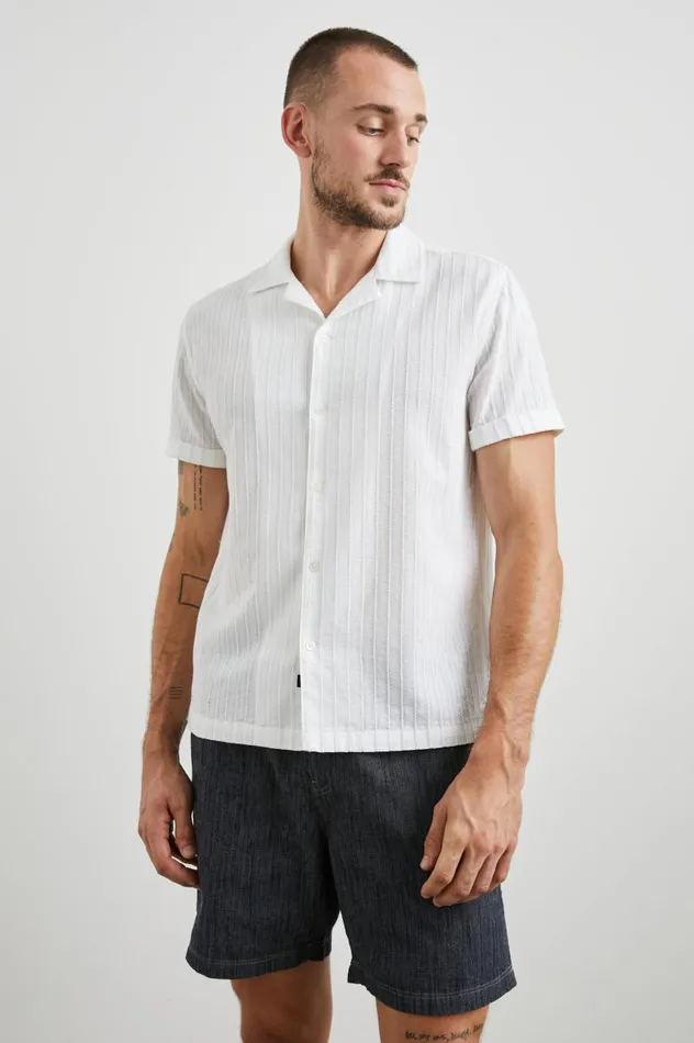 Rails Shirts Men SINCLAIR SHIRT White