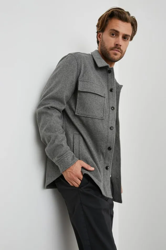 Rails Shirts Men WARNER SHIRT JACKET Grimoire