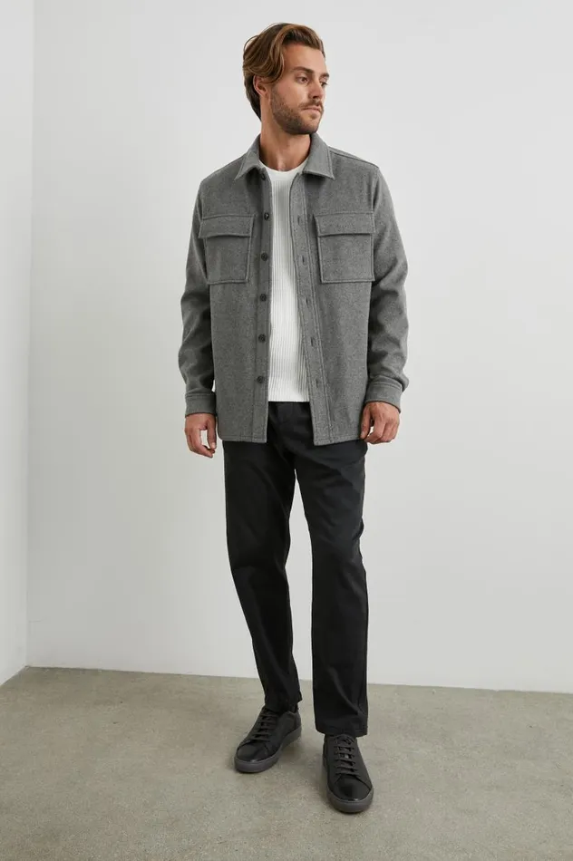 Rails Shirts Men WARNER SHIRT JACKET Grimoire