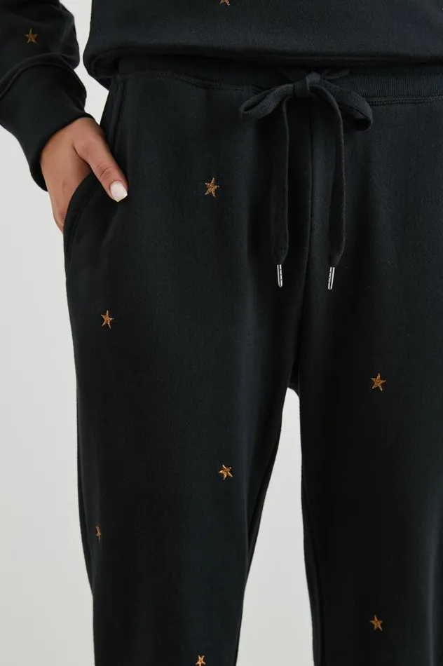 Rails Sleepwear and Lounge Women KINGSTON SWEATPANT Bronze Star Embroidery