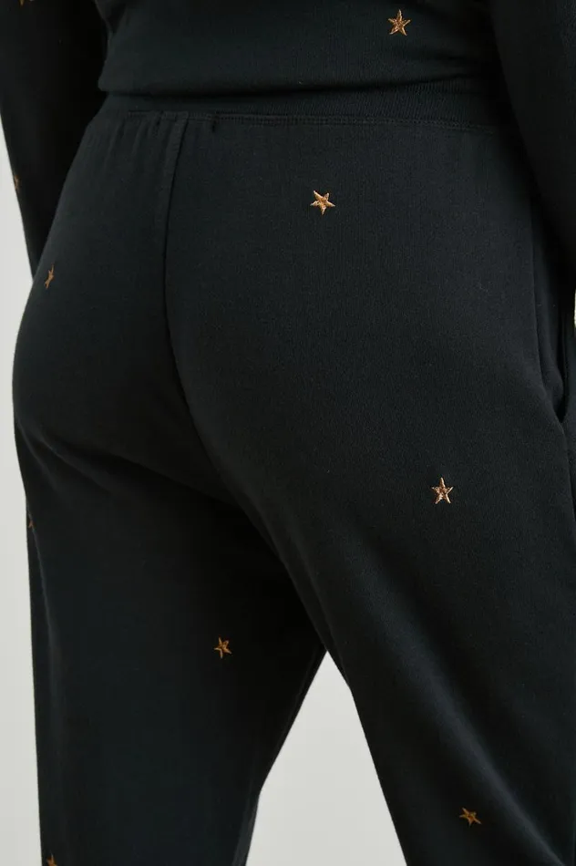 Rails Sleepwear and Lounge Women KINGSTON SWEATPANT Bronze Star Embroidery