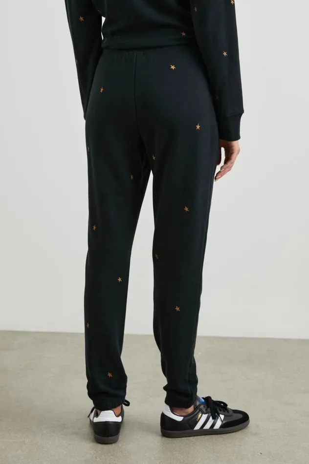 Rails Sleepwear and Lounge Women KINGSTON SWEATPANT Bronze Star Embroidery
