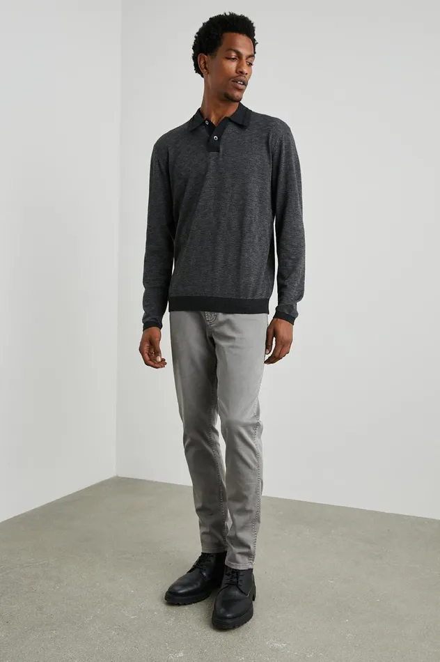 Rails Sweaters Men GREENWICH SWEATER Twilight Ice