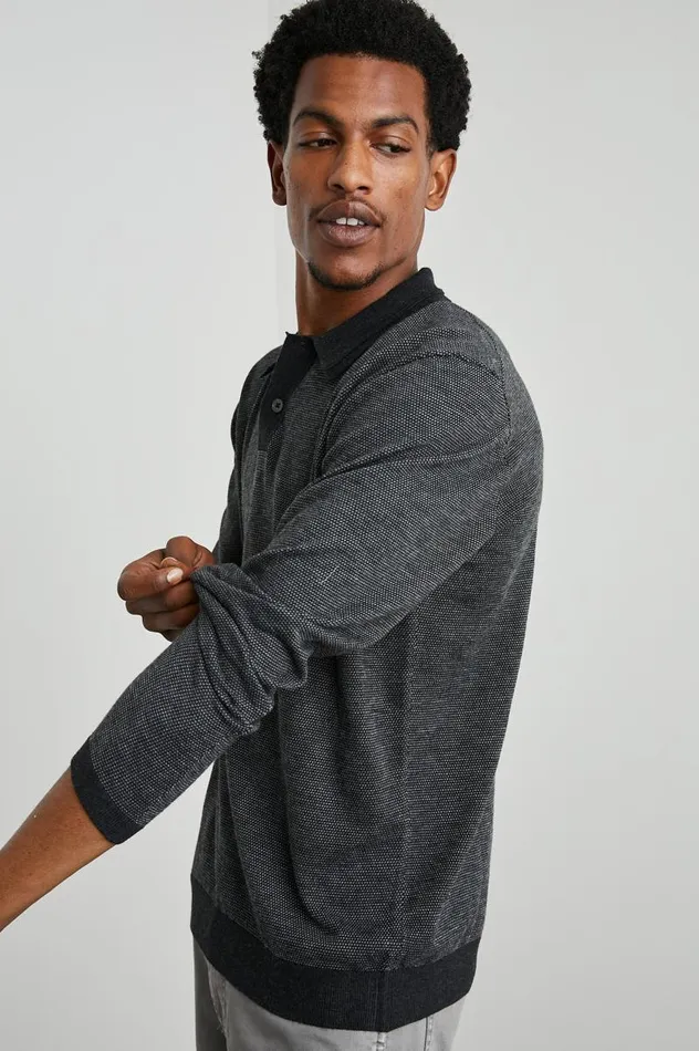 Rails Sweaters Men GREENWICH SWEATER Twilight Ice