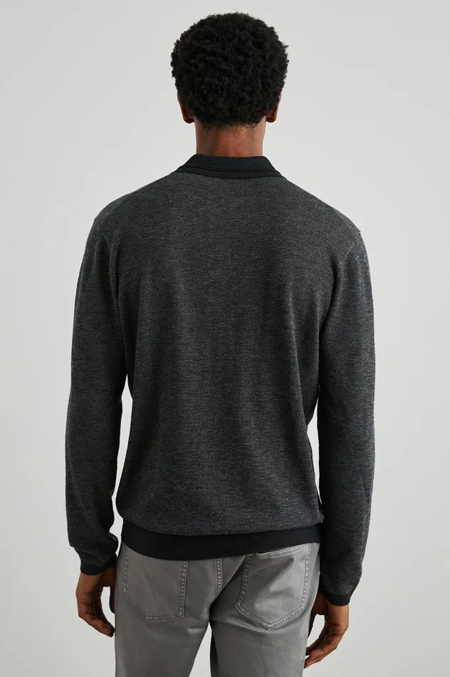 Rails Sweaters Men GREENWICH SWEATER Twilight Ice