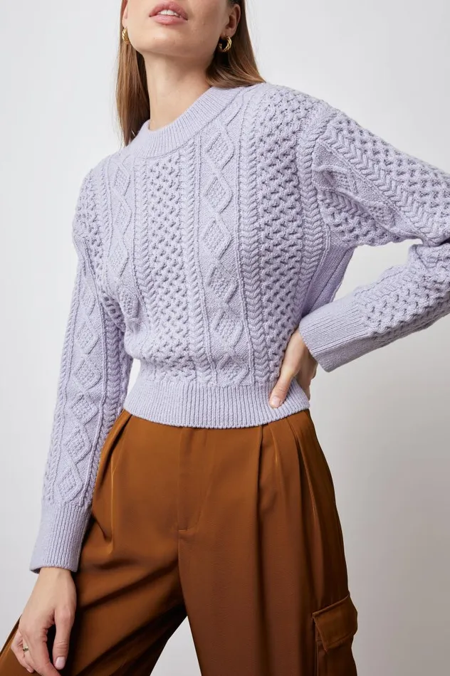 Rails Sweaters Women AMY SWEATER Lavender