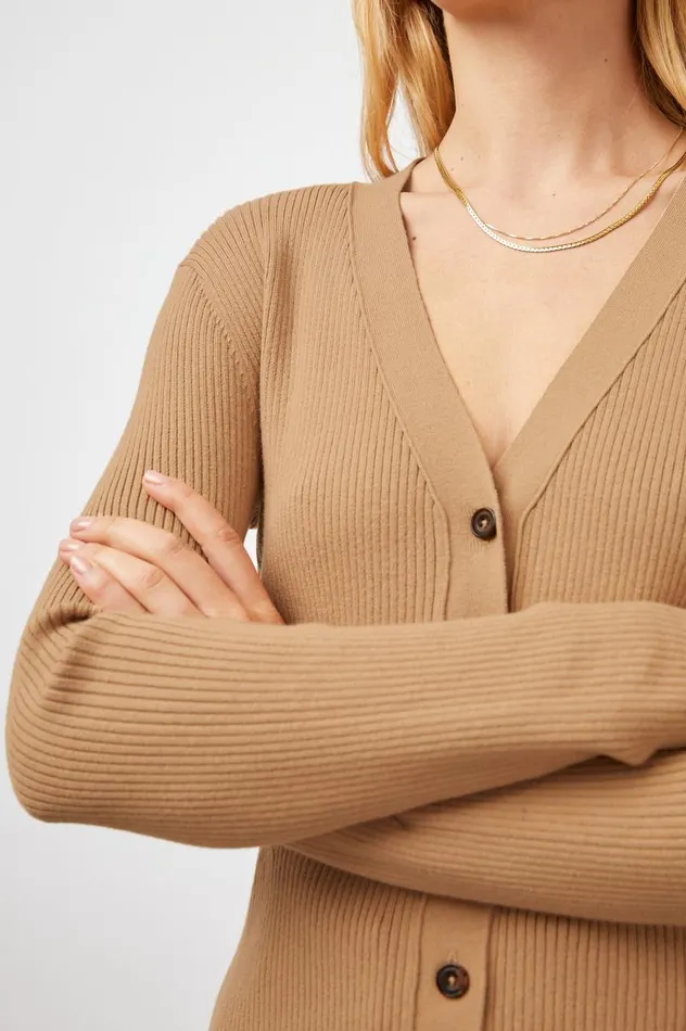 Rails Sweaters Women BEAU CARDIGAN Camel