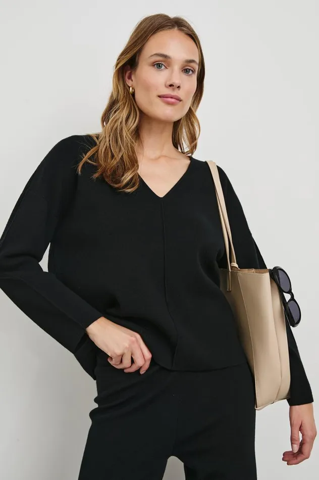 Rails Sweaters Women HOLLYN SWEATER Black