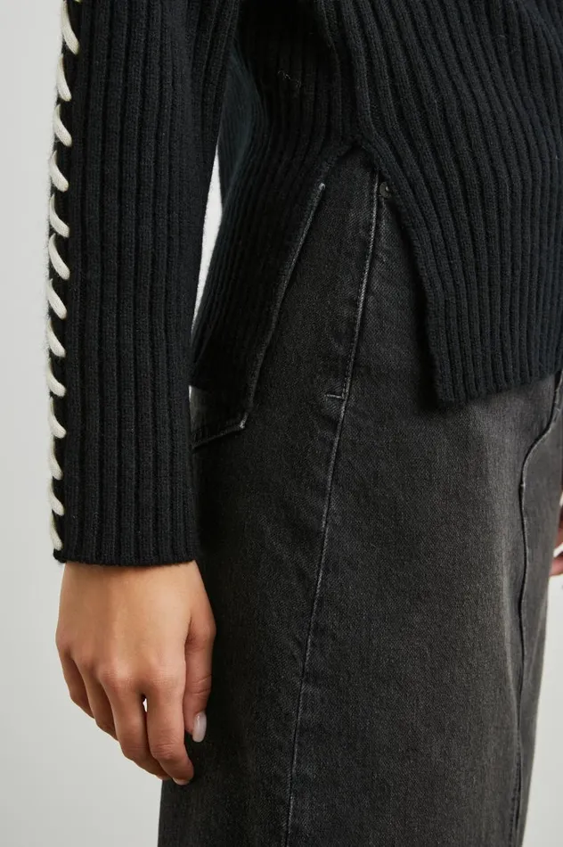 Rails Sweaters Women LIAM SWEATER Black
