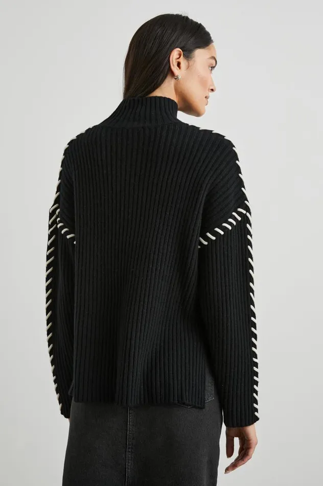 Rails Sweaters Women LIAM SWEATER Black