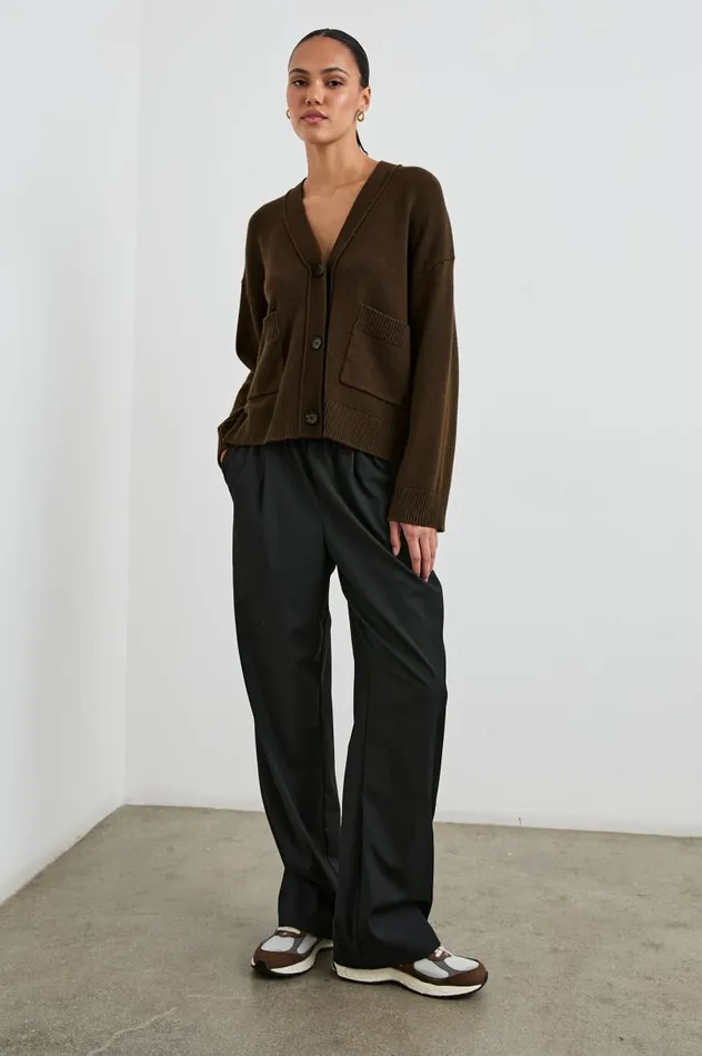 Rails Sweaters Women LINDI CARDIGAN Dark Moss