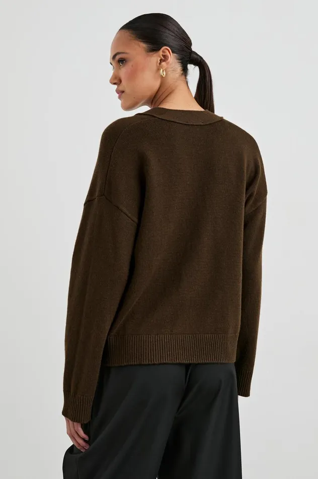 Rails Sweaters Women LINDI CARDIGAN Dark Moss