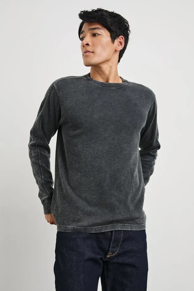 Rails TShirts and Thermals Men RHEESE THERMAL Washed Black