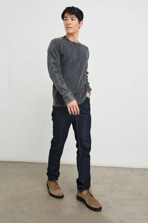 Rails TShirts and Thermals Men RHEESE THERMAL Washed Black