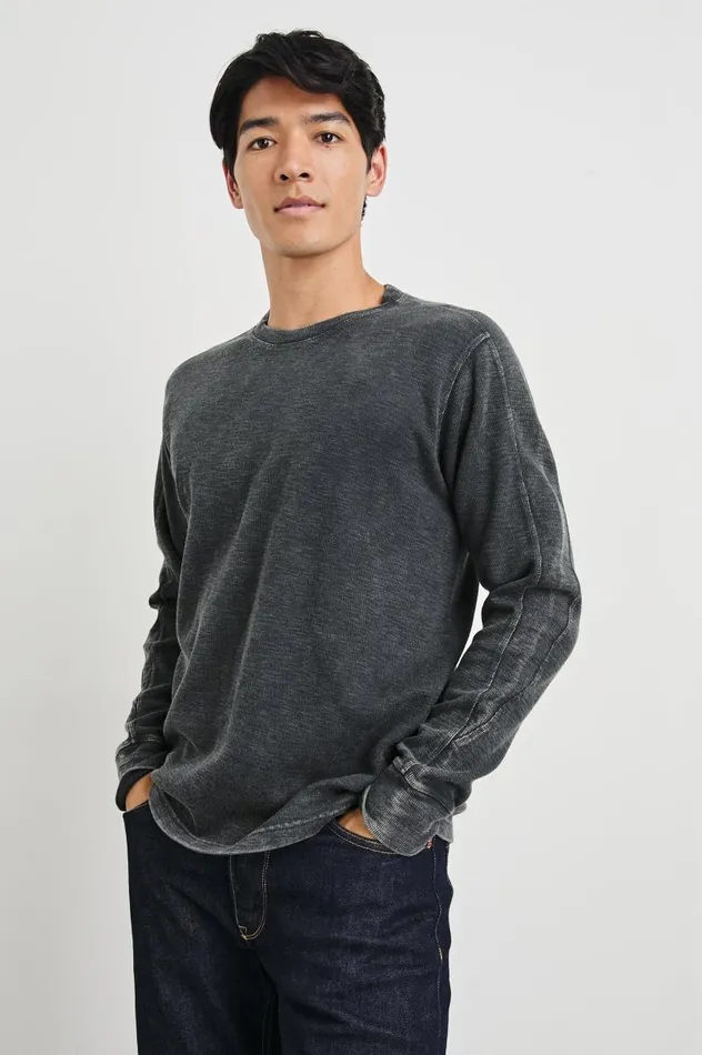 Rails TShirts and Thermals Men RHEESE THERMAL Washed Black