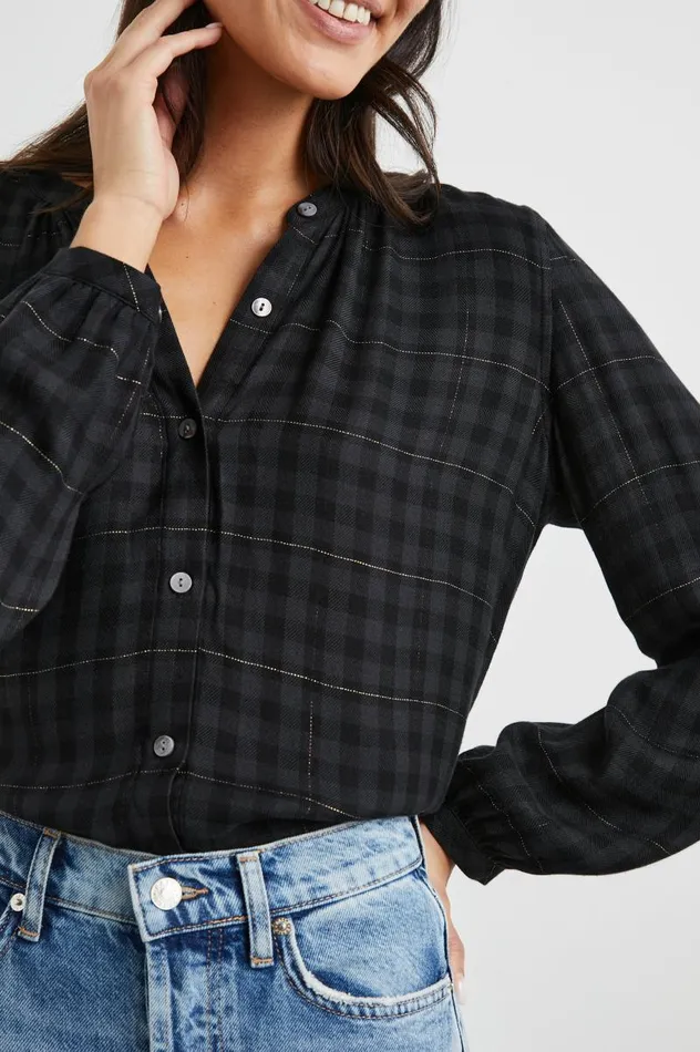 Rails Tops Women ELOISE TOP Onyx Lurex