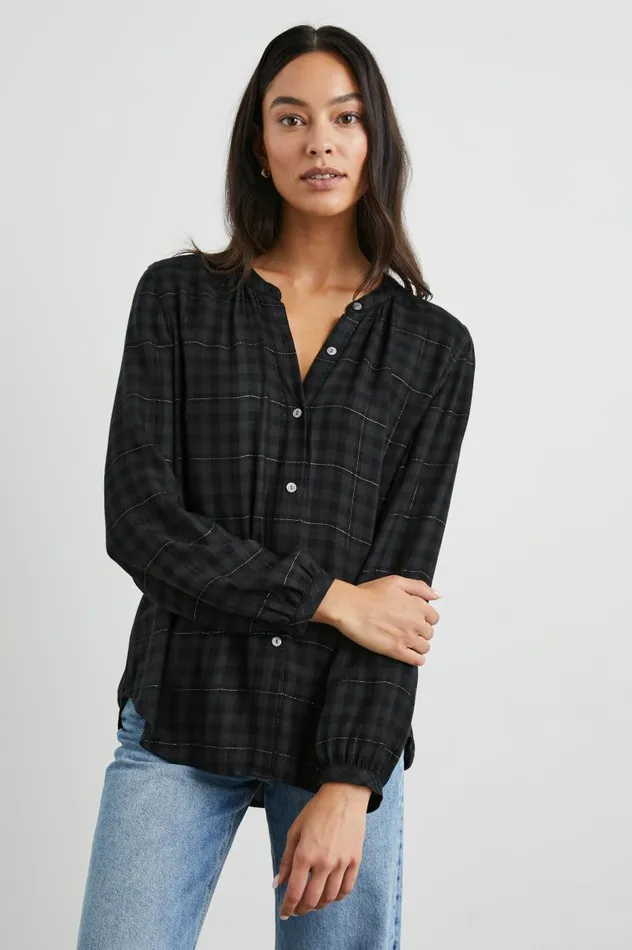 Rails Tops Women ELOISE TOP Onyx Lurex