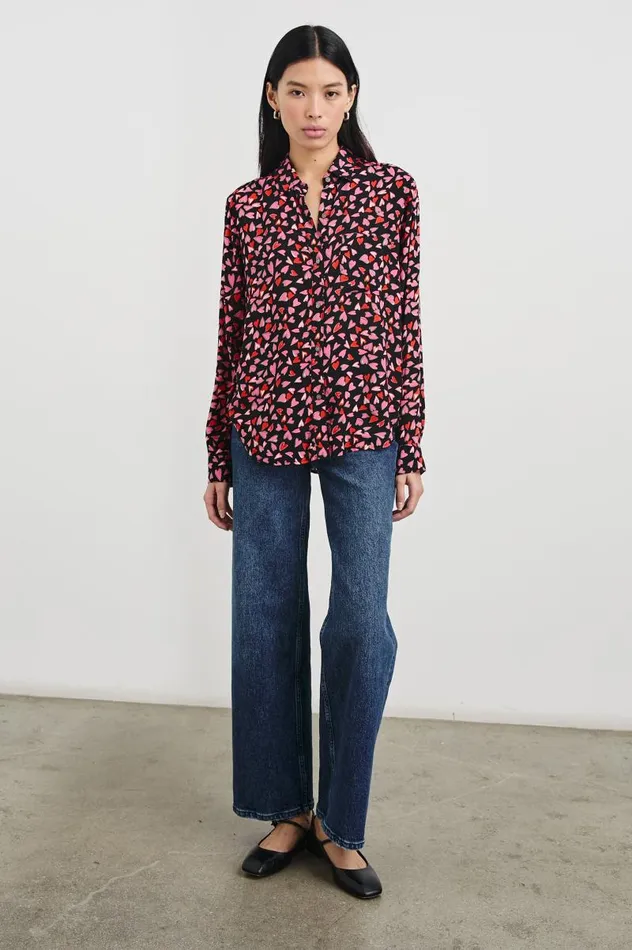Rails Tops Women JOSEPHINE SHIRT Love Struck
