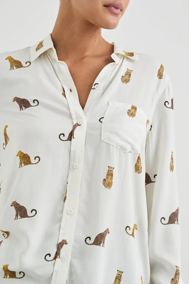 Rails Tops Women KATHRYN SHIRT Wild Animals