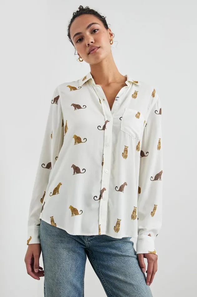 Rails Tops Women KATHRYN SHIRT Wild Animals