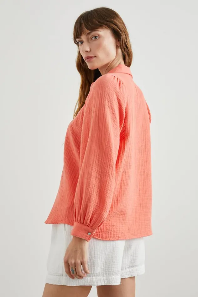 Rails Tops Women LO SHIRT Papaya