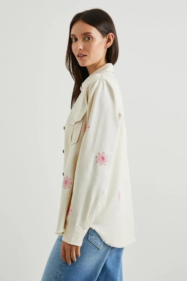 Rails Tops Women LOREN SHIRT JACKET Ecru