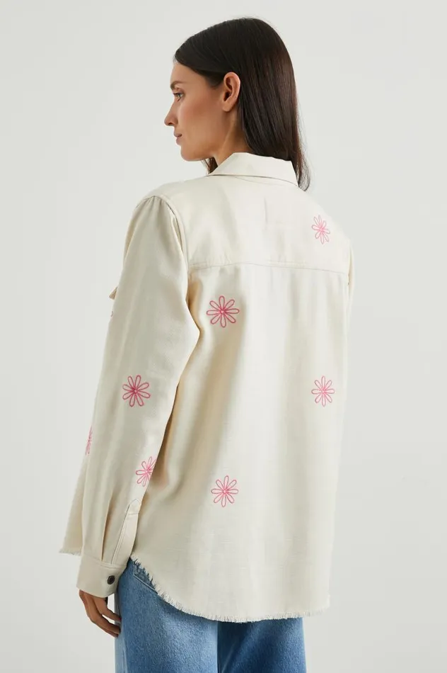 Rails Tops Women LOREN SHIRT JACKET Ecru