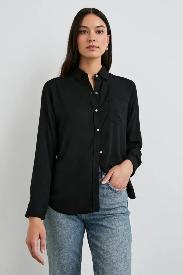 Rails Tops Women WREN SHIRT Black