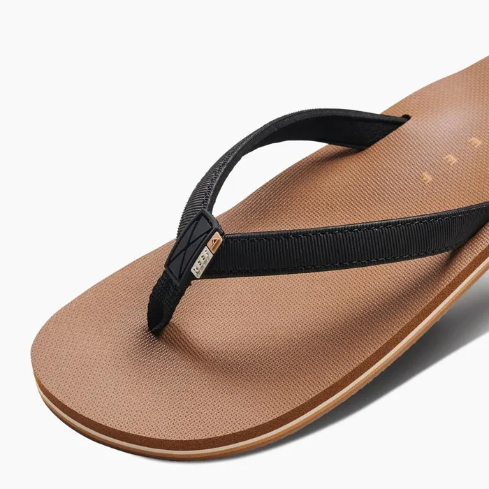 Reef Flip Flops Women Solana Blacktan