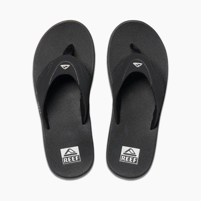 Reef Sandals Men Fanning Blacksilver Reef Sandals Men Fanning Blacksilver
