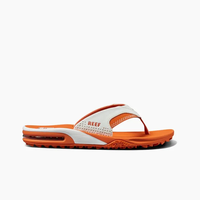 Reef Sandals Men Fanning Pregame Whiteorange
